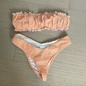 Abercrombie Checkered Strapless Bikini